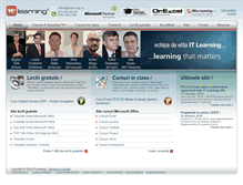 Tablet Screenshot of itlearning.ro